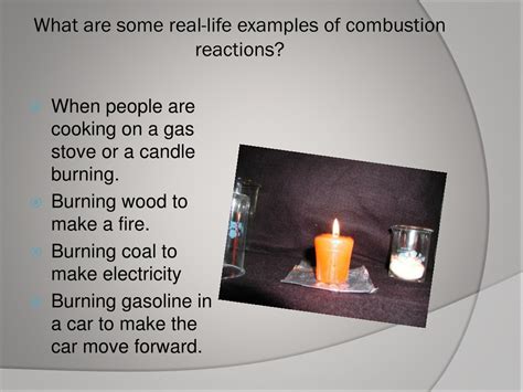 5 Examples Of Combustion In Everyday Life