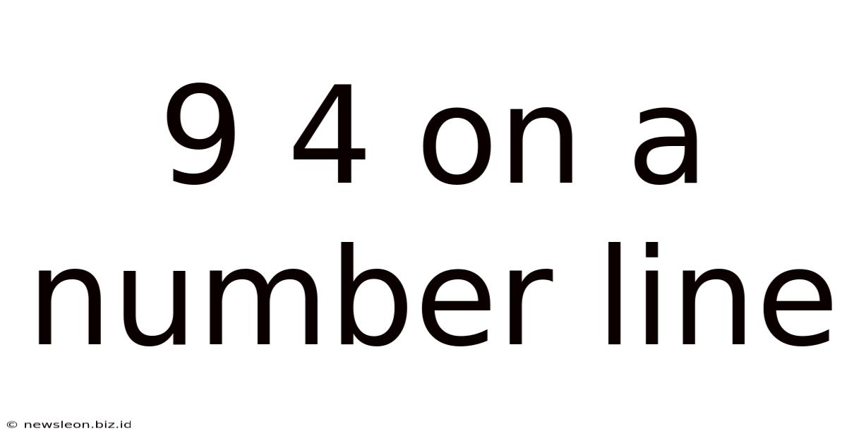 9 4 On A Number Line