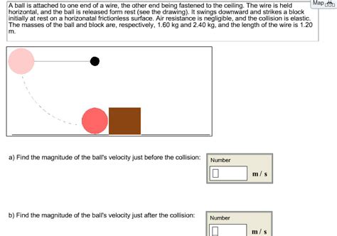 A Ball Is Attached To One End Of A Wire