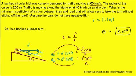 A Banked Circular Highway Curve Is Designed