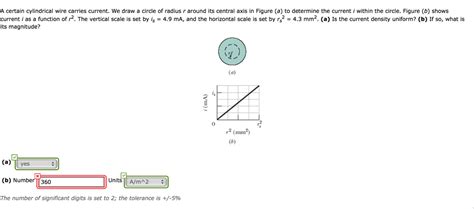 A Certain Cylindrical Wire Carries Current