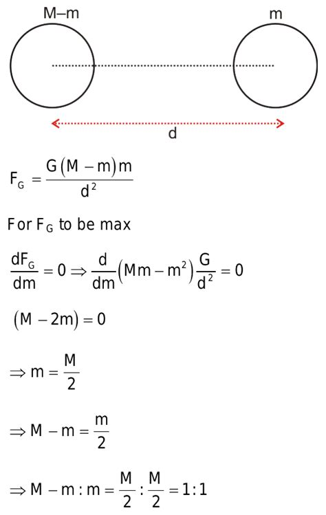 A Mass M Is Split Into Two Parts