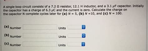 A Single Loop Circuit Consists Of A 7.2