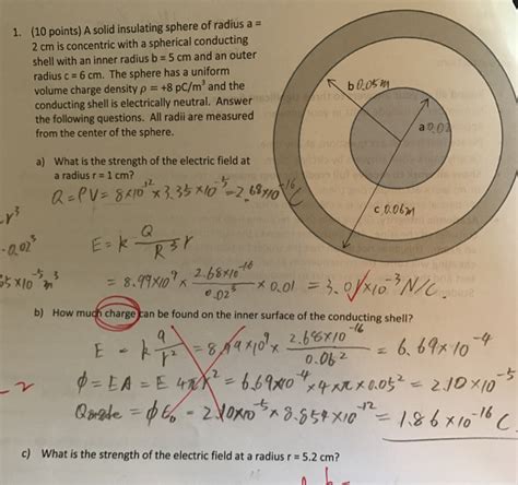 A Solid Insulating Sphere Of Radius