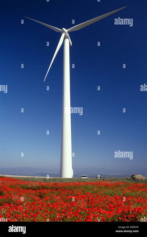 A Wind Turbine Converts Kinetic Energy Into