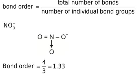 Bond Order Of No In No3