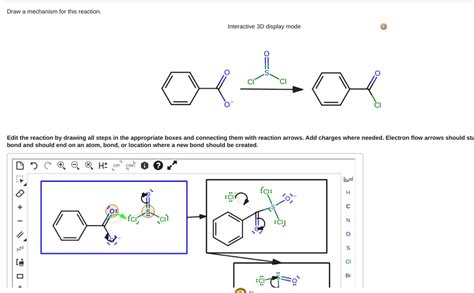 Draw A Mechanism For This Reaction. Interactive 3d Display Mode