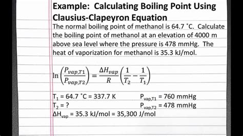 How Do You Calculate Boiling Point Of A Solution