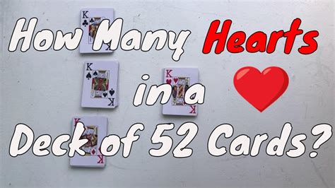 How Many Hearts Are In A 52 Card Deck