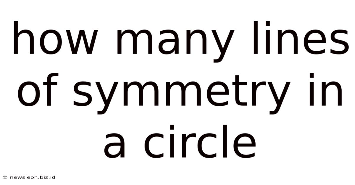 How Many Lines Of Symmetry In A Circle