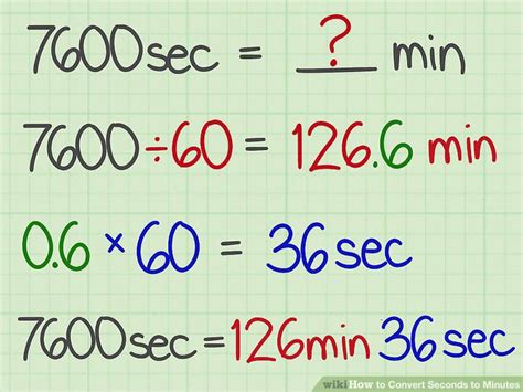 How Many Seconds Is 6 Minutes