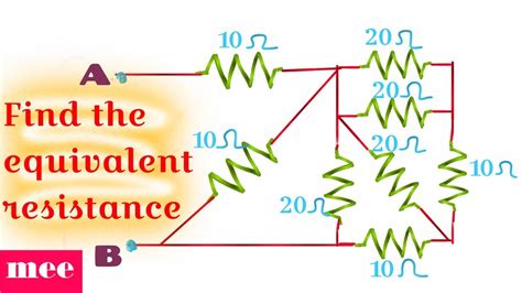 How To Find Equivalent Resistance Of A Circuit