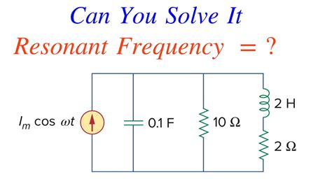 How To Find The Resonant Frequency