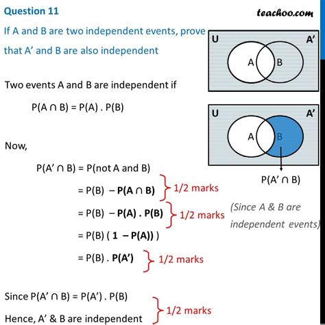 If A And B Are Independent Events