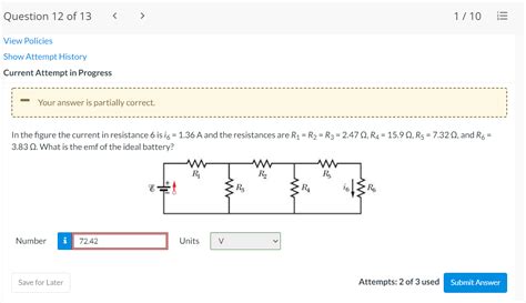 In The Figure The Current In Resistance 6 Is I6