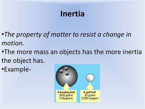 Inertia Is A Property Of Matter