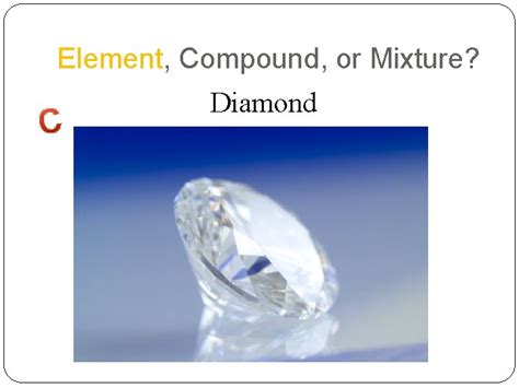 Is A Diamond An Element Compound Or Mixture