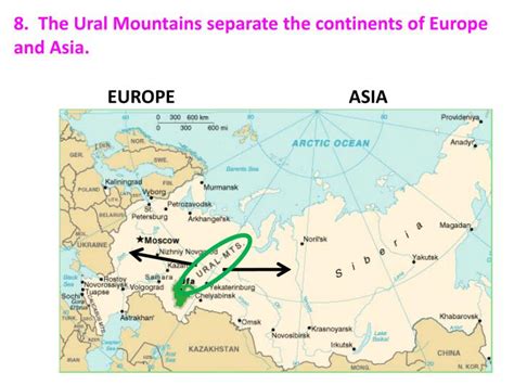 Mountain Range Separating Europe And Asia