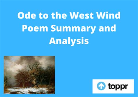 Ode To The West Wind Explanation