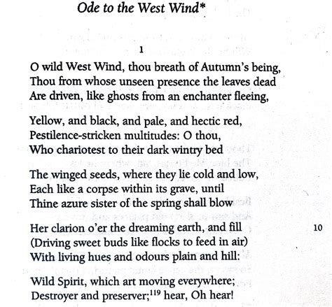 Ode To The West Wind Meaning