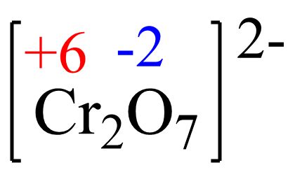 Oxidation Number For Cr In Cr2o72