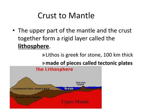 The Crust And Upper Mantle Together Are Called The