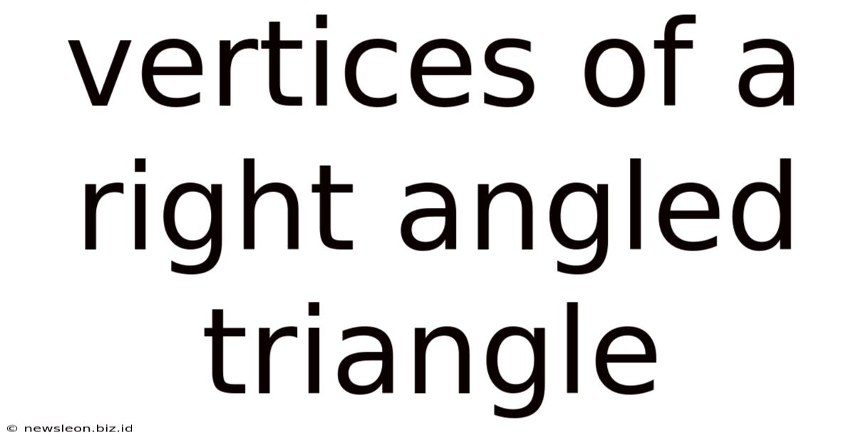 Vertices Of A Right Angled Triangle