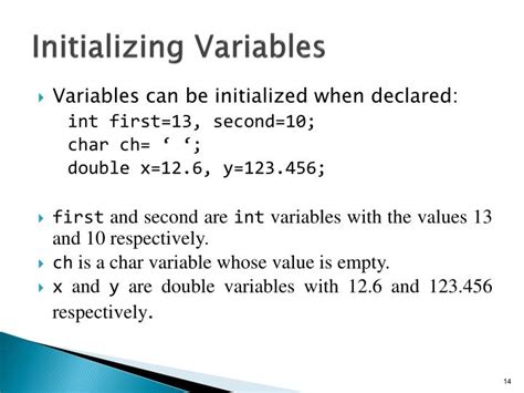 What Does It Mean To Initialize A Variable