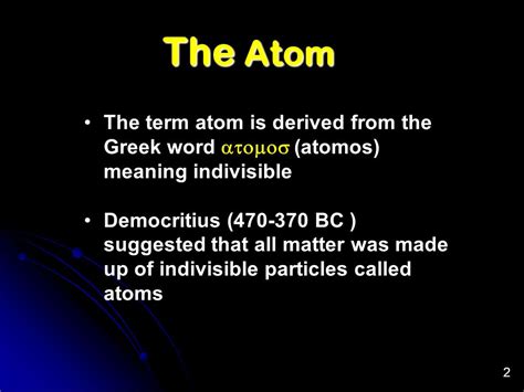 What Does The Word Atom Mean In Greek