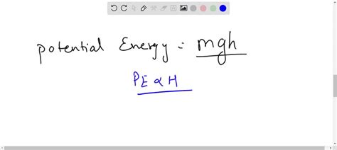 What Happens To Potential Energy When Height Is Doubled