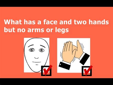 What Has A Face And Two Hands