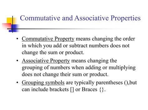 What Is The Difference Between Commutative And Associative