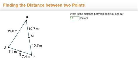 What Is The Distance Between Points M And N Meters