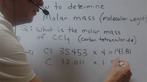 What Is The Molar Mass Of Ccl4