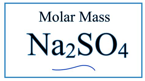 What Is The Molar Mass Of Na2so4