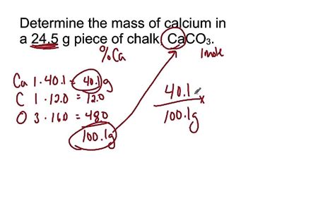 What Is The Molecular Mass Of Calcium Carbonate