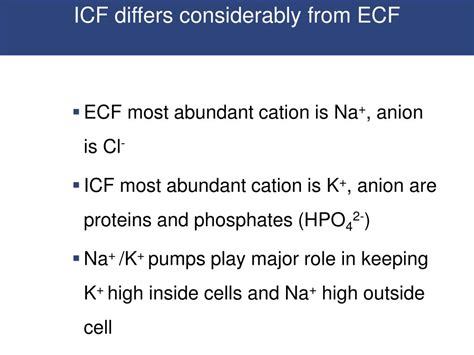 What Is The Most Abundant Cation In The Icf