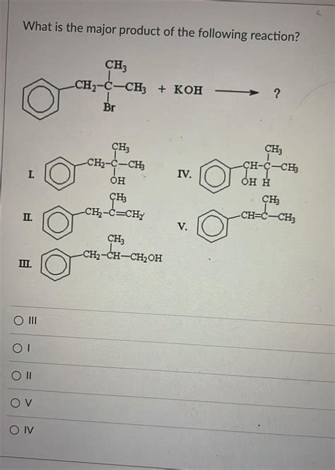 What Would Be The Product Of The Following Reaction