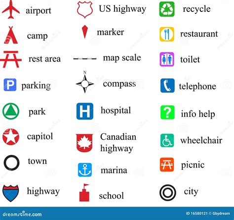 Which Element Explains Symbols And A Maps Use Of Color