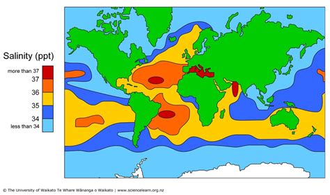 Which Of The Following Affects The Ocean Salinity