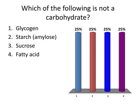 Which Of The Following Is Not A Type Of Carbohydrate