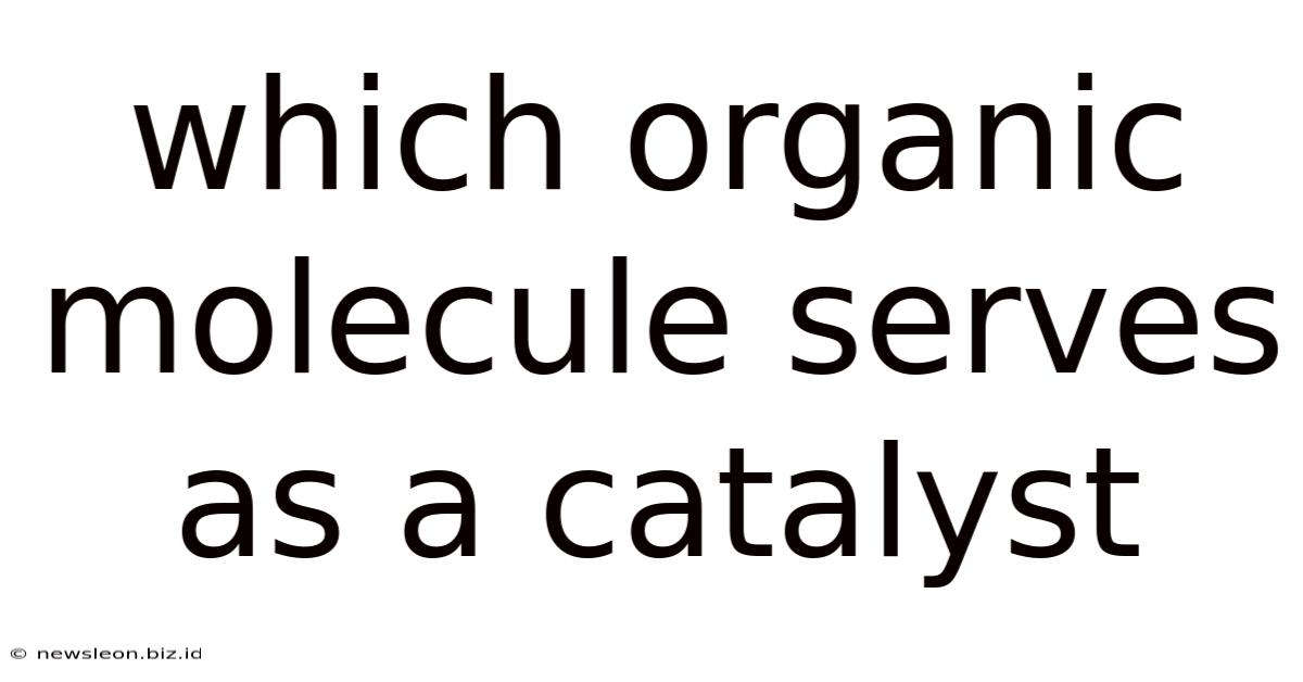 Which Organic Molecule Serves As A Catalyst