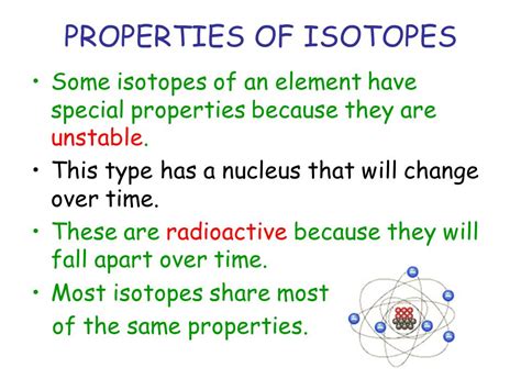 Which Property Of The Isotopes Must Be Different