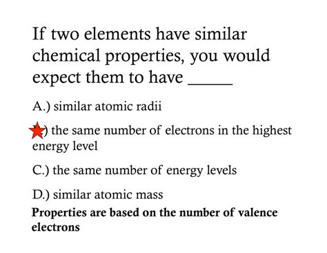 Why Might Two Elements Possess Similar Chemical Properties