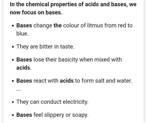 Write Any Two Properties Of Acids